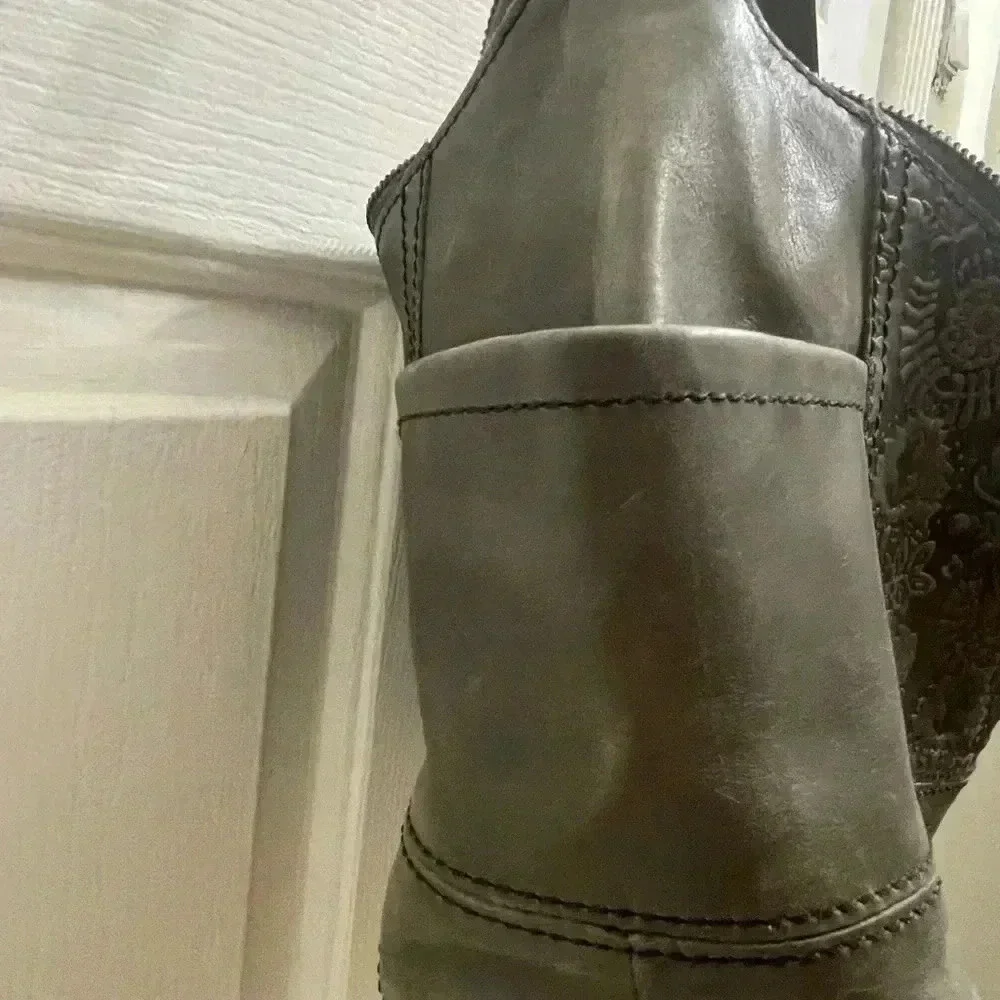 The Sak Kendra Leather Hobo Floral Embossed - Picture 9 of 9